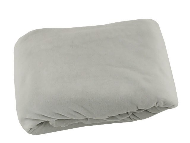 寝具 シーツ スマートヒート 吸湿発熱 ボックスタイプ ダブル 幅140x200x25cm ライトグレー 冬拍卖
