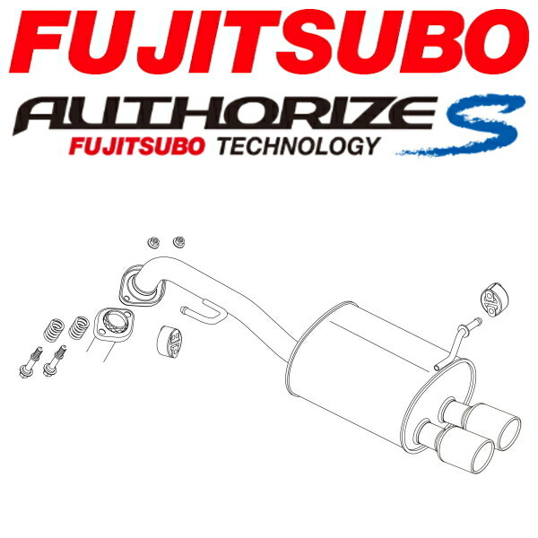 藤壺 オーソライズSマフラー 5BA-MXPA10ヤリス M/T用 ポリッシュテールエンド R2/2~拍卖