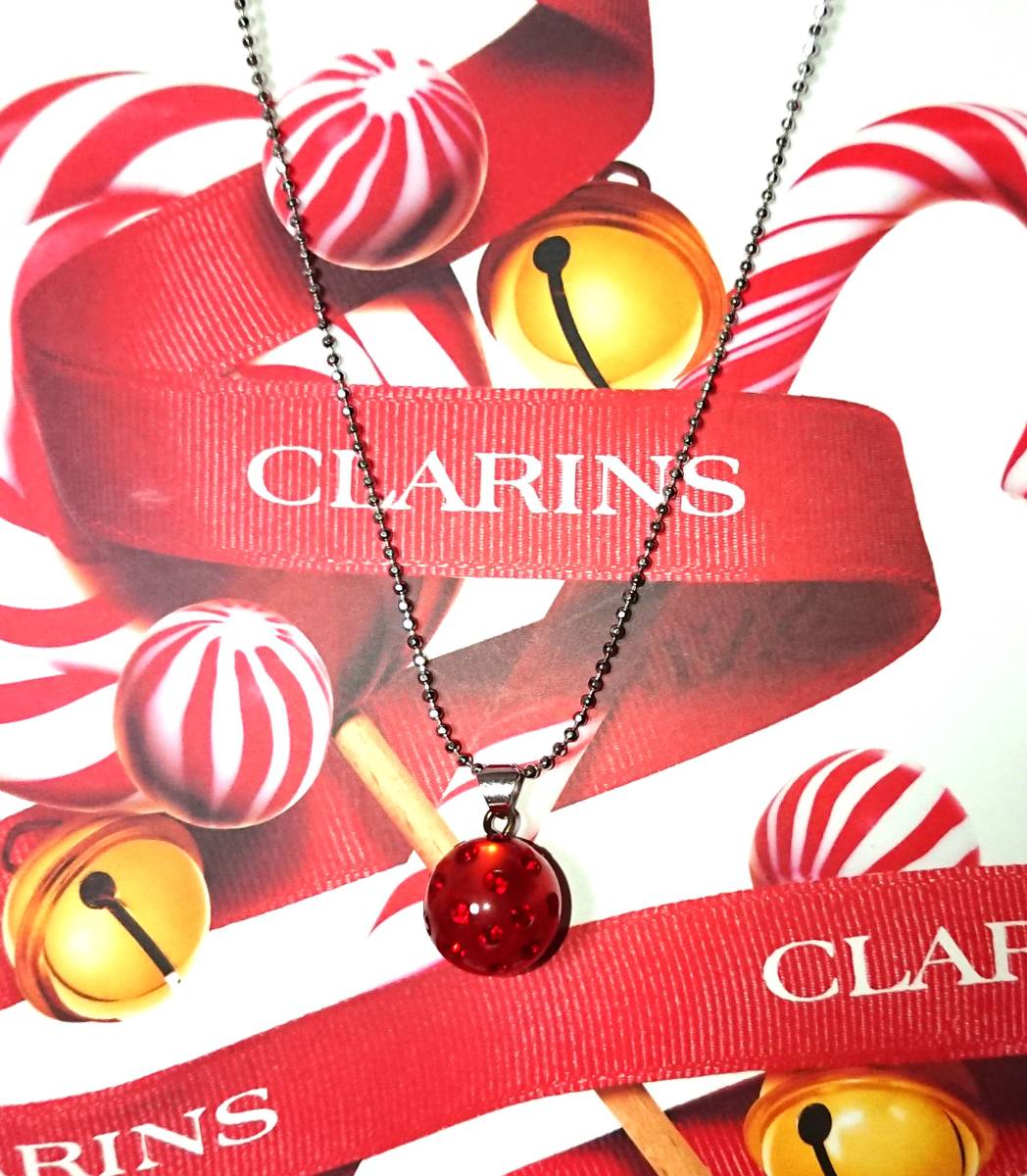 《美品》【スワロフスキー Globe ネックレス】イタリア製 ショップチャンネル アクセサリー ペンダント 赤 首 丸 円 球 球体 SC キラキラ拍卖