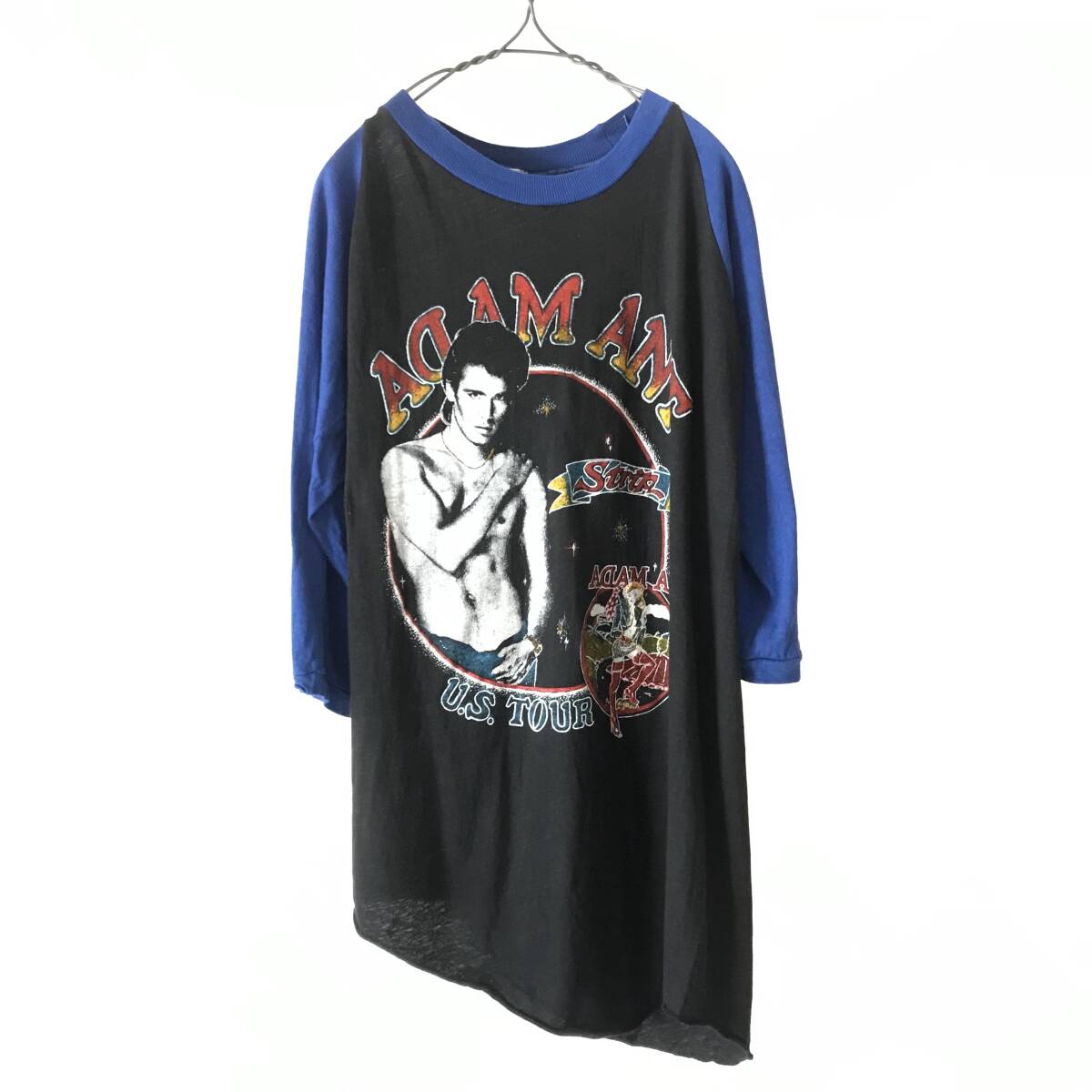 ヴィンテージ Adam Ant アダムアント バンドTシャツ USツアー 80s パキ綿 マルコム・マクラーレン pistols new wave ニューロマンティック拍卖