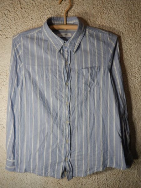 n8719 BACK NUMBER バックナンバー 長袖 ストライプ デザイン シャツ 人気 送料格安拍卖