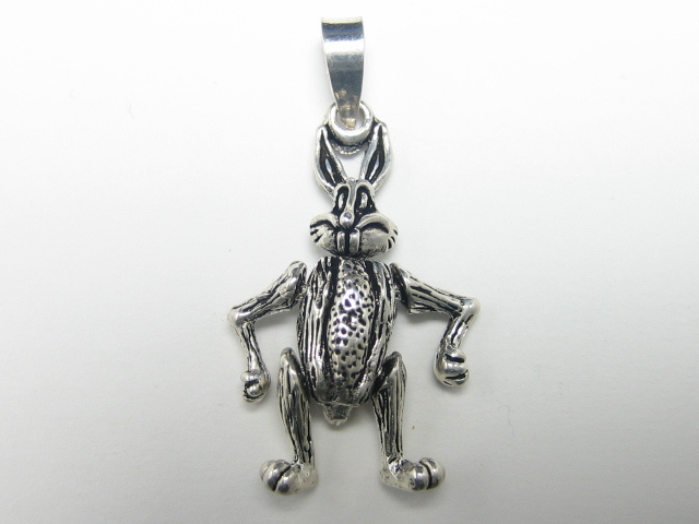 ◎即決●シルバーペンダントトップ  うさぎ ウサギ NO.128 兎 兔      拍卖