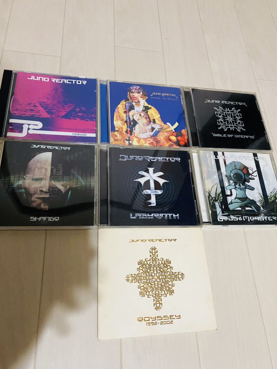 ジュノリアクター juno reactor cdまとめ売り 7枚 セット拍卖