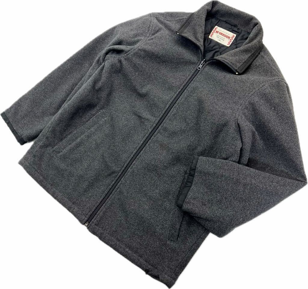 McGREGOR ☆ 着まわし抜群◎ ダークグレー フリースジャケット M 紳士 アウトドア ゴルフ 大人カジュアル アメカジ マックレガー■G290拍卖