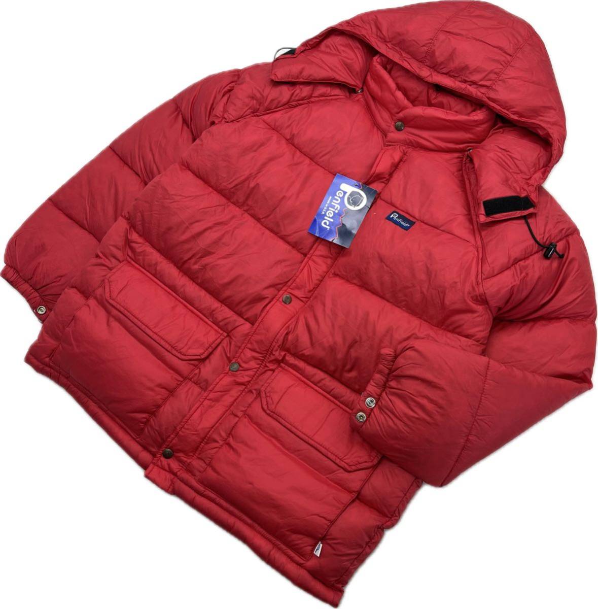 タグ付き 未使用 ☆ PEN FIELD ダウンジャケット ダウンパーカー レッド 赤 L 秋冬 アウトドア ストリート アメカジ ペンフィールド■N209拍卖