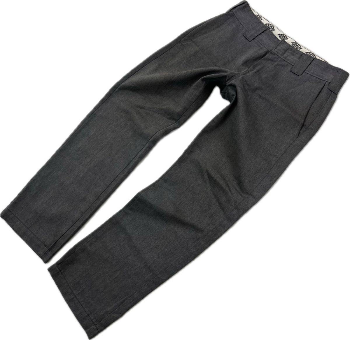 Dickies ☆ 着まわし抜群◎ グレー ワークパンツ ローライズ W28 万能 アメカジ 大人カジュアル 古着 定番 人気 ディッキーズ ■JS945拍卖