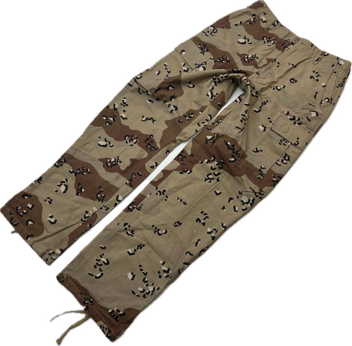 CAB CLOTHING ☆ リップストップ カーゴパンツ チョコチップ カモフラ 74 ミリタリー アメカジ ストリート キャブクロージング■Ja7199拍卖