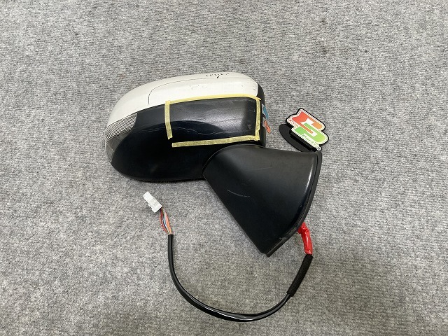 ルーミー/タンク/トール/ジャスティ M900A/S/F/M910A/S/F 純正 右 ドアミラー 9線 ウインカー付 H124/21107 パールホワイトIII W24(135161)拍卖