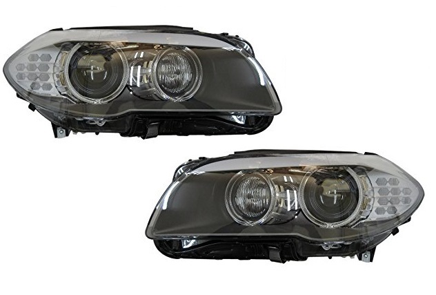 【正規純正OEM】 BMW キセノン ヘッドライト 左右 5シリーズ F10 520d 520i 523i 525d 528i 530d 530i 535d 535i 63117271905 63117271906拍卖