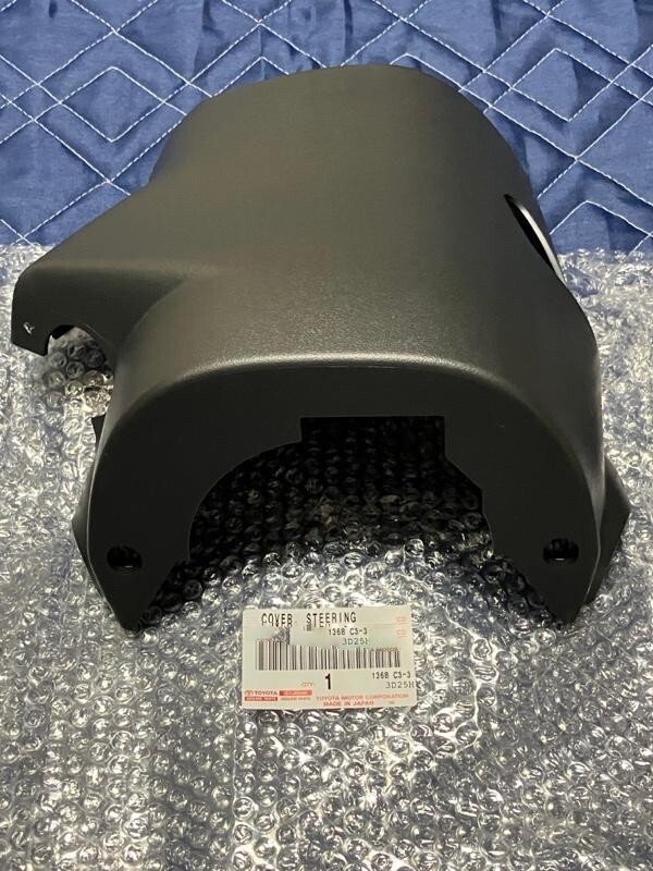 【未使用 トヨタ 純正】ハイエース バン H200系 2013- ステアリングコラム カバー アッパー ロアー セット 上下拍卖