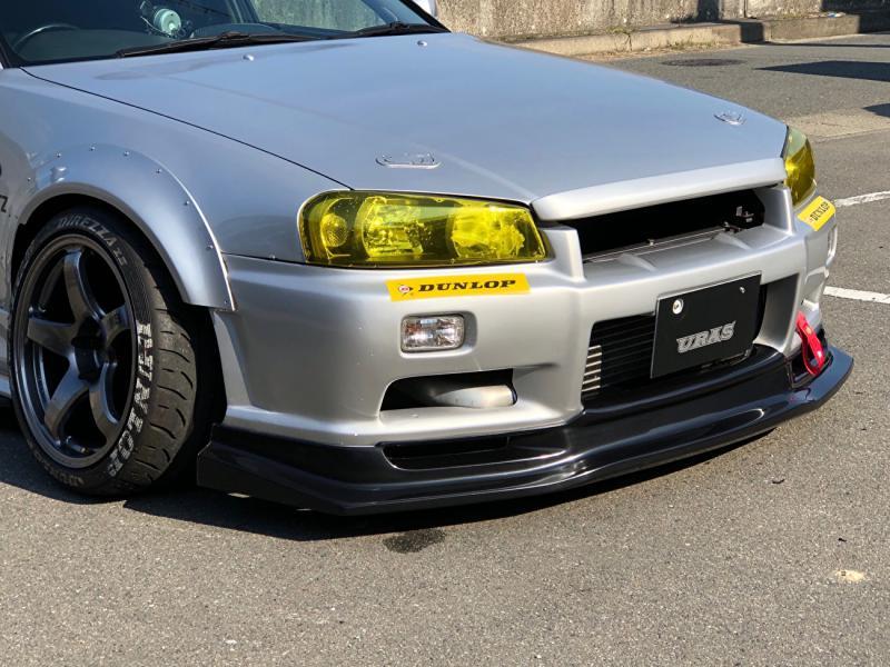 URAS ユーラス R34 SKYLINE 2Dr/4Dr TYPE-R用 OPTIONリップスポイラー 個人宅発送不可拍卖