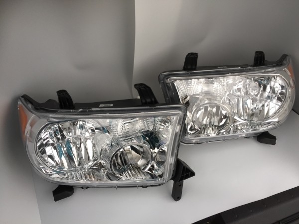 新品 業販OK 07-13タンドラ 08-16セコイア ヘッドライト 左右セット 拍卖
