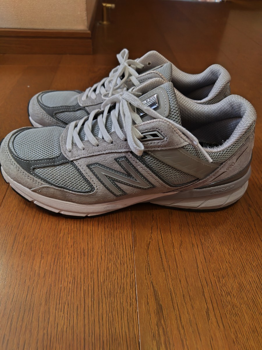 中古美品 ニューバランス スニーカー M990GL5 v5 27.5cm D MADE IN USA 箱無 ゆうパック1080円拍卖