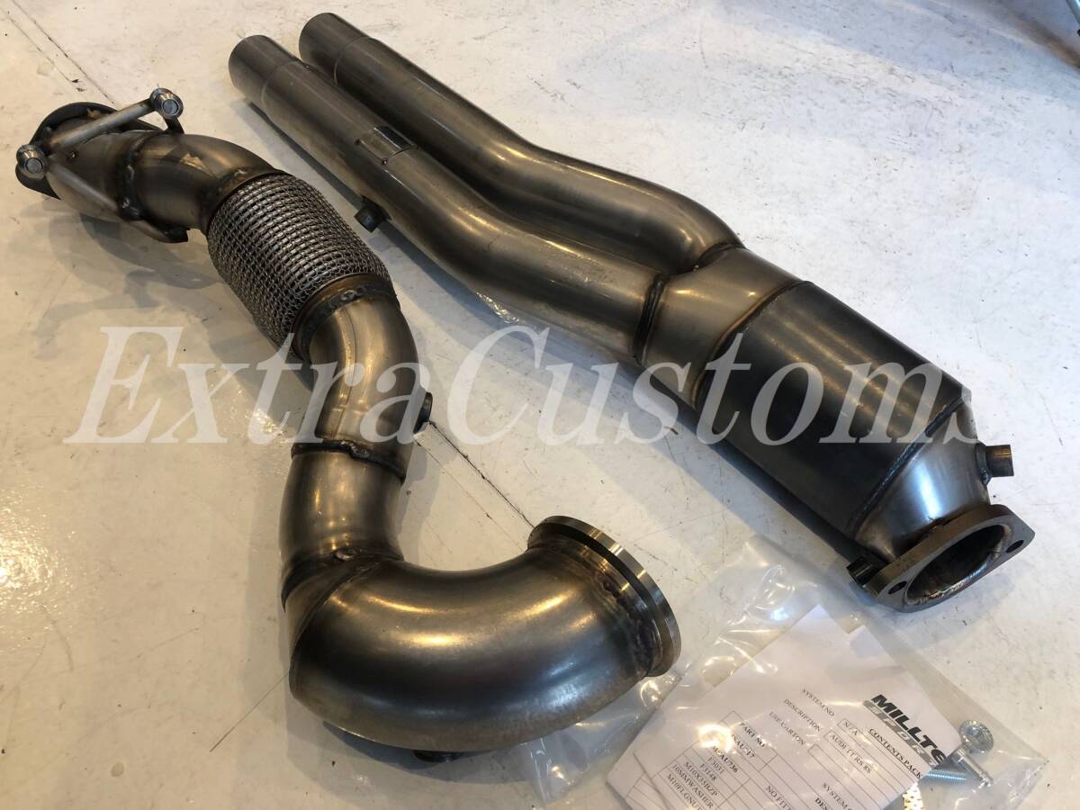 Milltek ダウンパイプ アウディ 8S TTRS 8V RS3拍卖