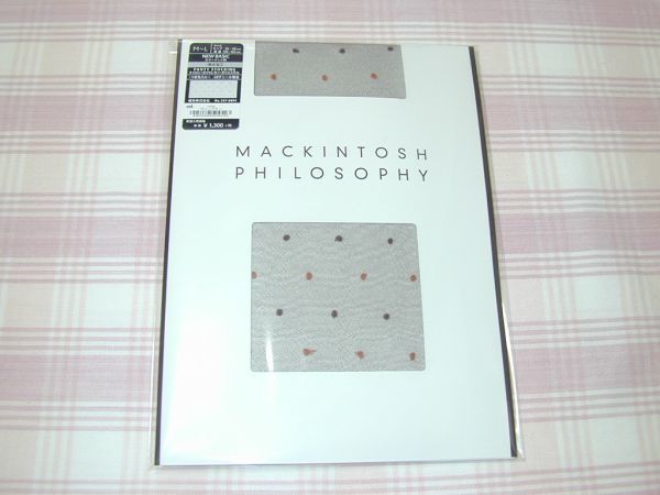 マッキントッシュフィロソフィー*ストッキング カラードット柄/ヴァンブラン/M-L/新品/送料込拍卖