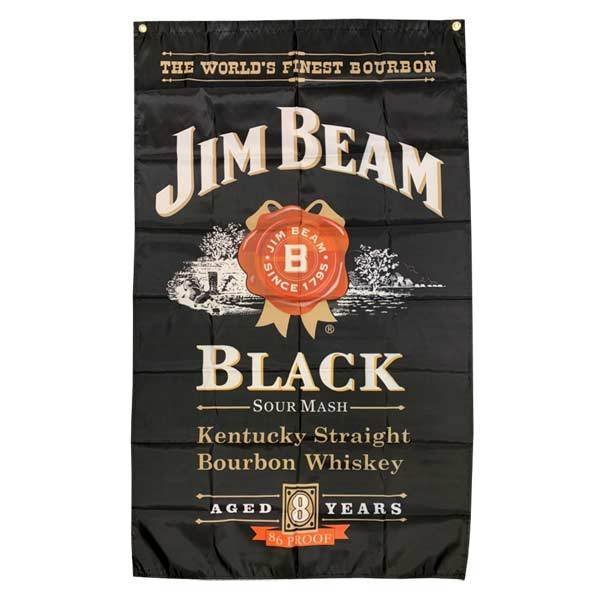 フラッグ【 ジムビーム / JIMBEAM 】旗 タペストリー USA インテリア雑貨 アメリカン雑貨 ガレージ ディスプレイ拍卖