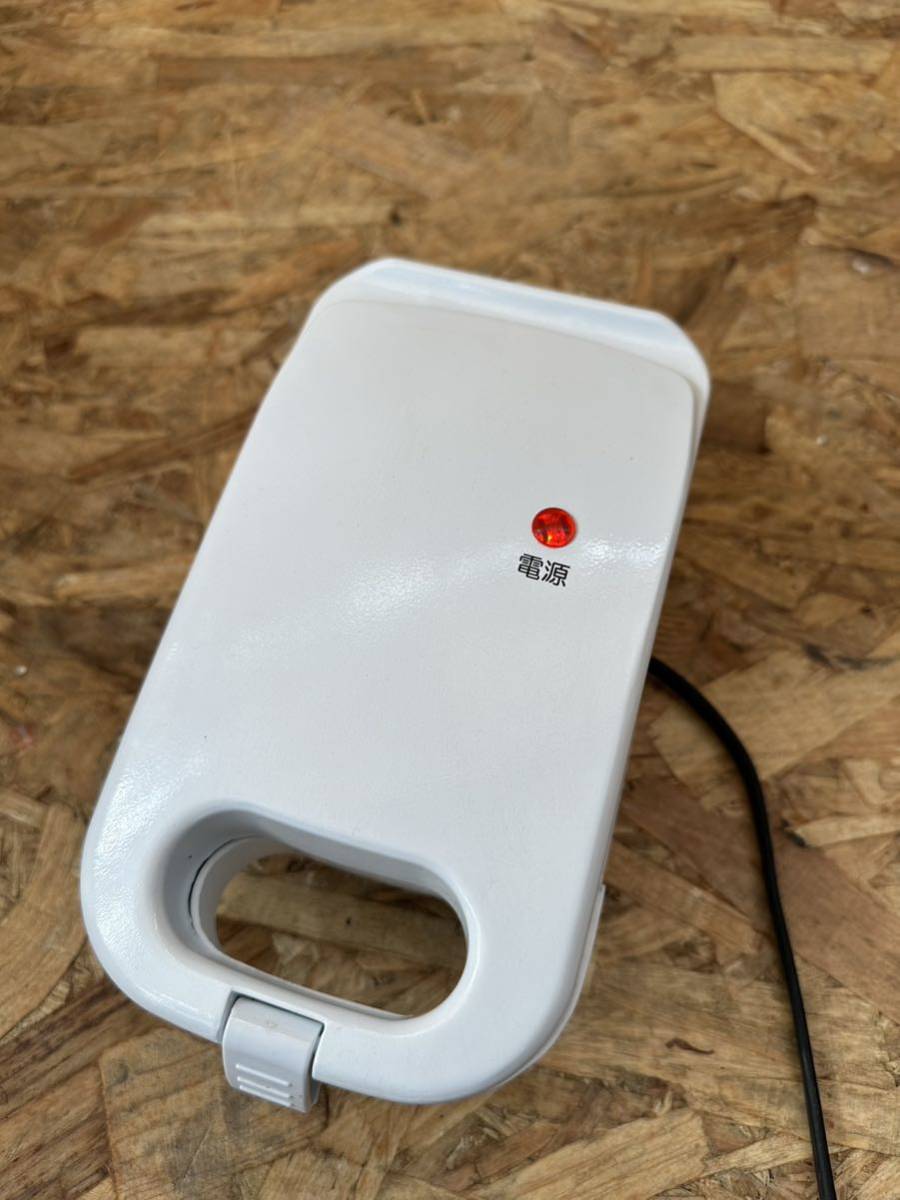 コンパクトホットサンドメーカー JSTN-HS2-WH 動作品拍卖