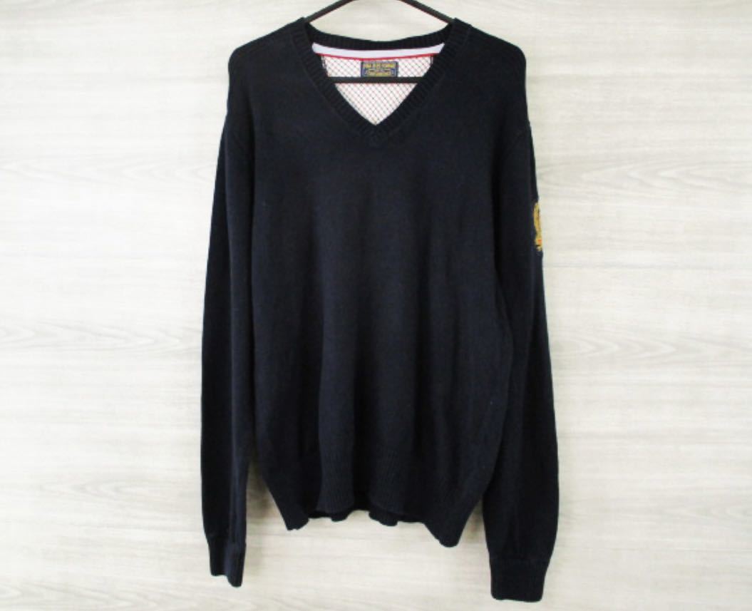 良品 価格5万円程●RALPH LAUREN POLO 長袖ニット メンズXL拍卖