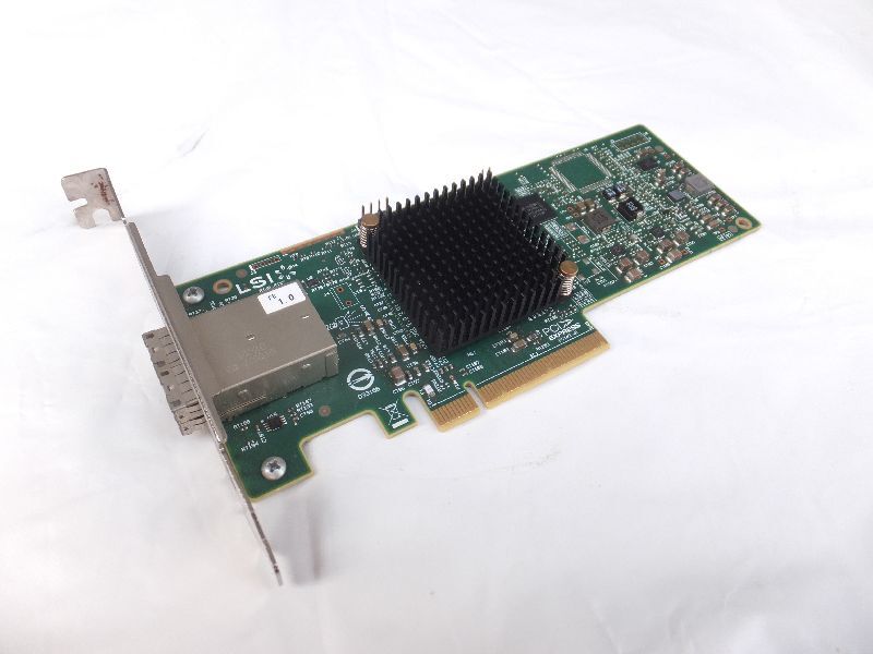 LSI SAS 9300-8e PCIe 3.0 to 12Gb/s SAS Host Bus Adapter 動作画面有拍卖