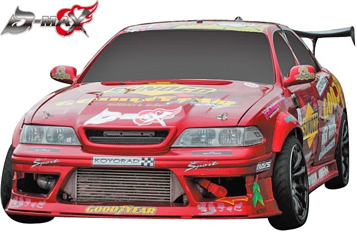 【M’s】JZX100 マークⅡ (1996y-2000y) D-MAX レーシングスペック フロントバンパー FRP 未塗装 マーク2 エアロ バンパー DMAX DMRS1010FB拍卖