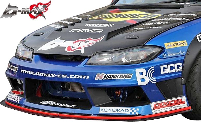 【M’s】日産 S15 シルビア (1999y-2002y) D-MAX レーシングスペック フロントバンパー FRP 未塗装 素地 SILVIA エアロ DMRS1500FB拍卖