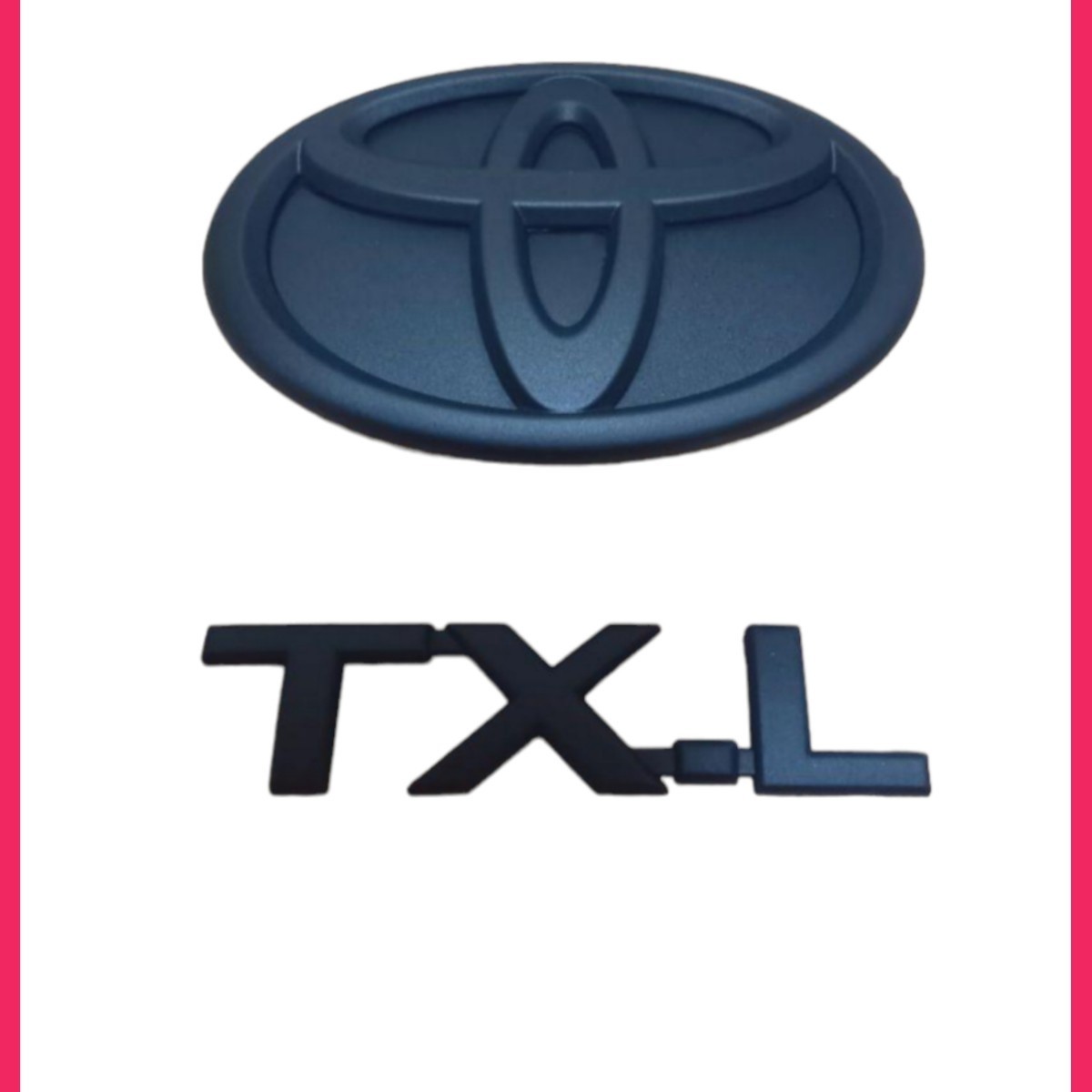 トヨタ ランドクルーザー プラド マットブラック エンブレム 艶消し ブラックエンブレム トヨタエンブレム TOYOTA拍卖