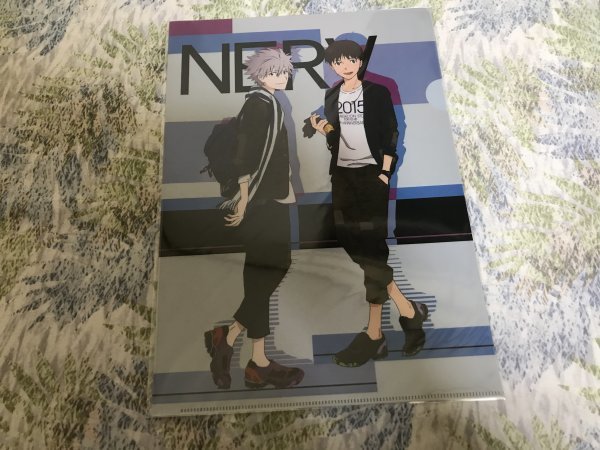 239クリアファイル エヴァンゲリオン エヴァストア 4周年記念  シンジ カヲル拍卖