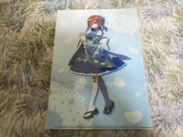 239クリアファイル 映画 五等分の花嫁 和風ロリータ  三玖拍卖