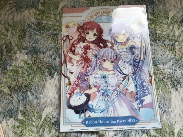 217クリアファイル ご注文はうさぎですか? BLOOM Rabbit House Tea Party 2022 スペシャルイベント チマメ隊 チノ マヤ メグ拍卖