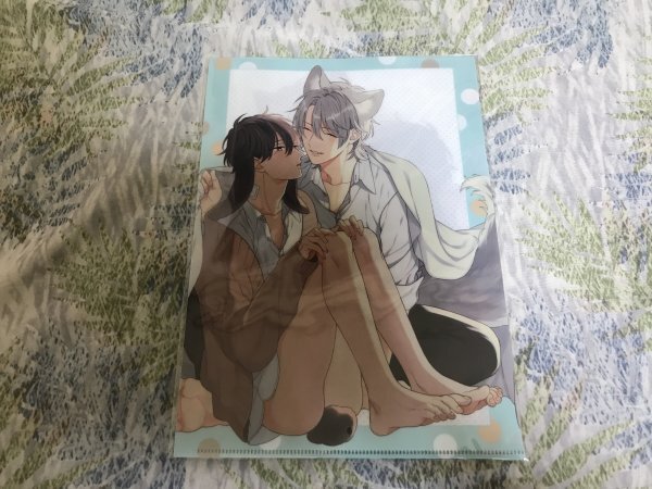 226クリアファイル 佐倉リコ『オオカミくんははなさない』『サラブレッドはゆるがない コミコミスタジオ特典拍卖