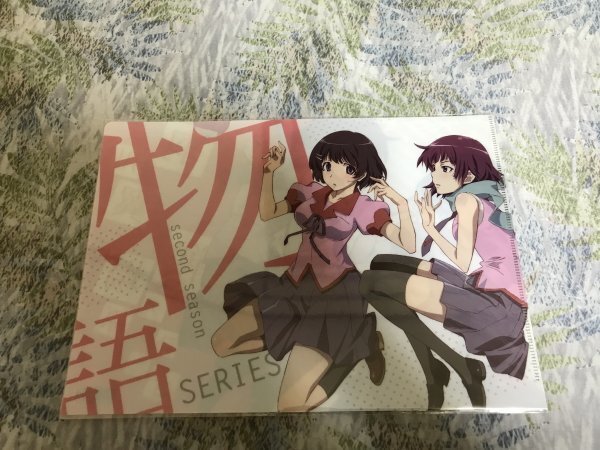 231クリアファイル 物語シリーズ 偽物語 ムービック 戦場ヶ原ひたぎ  羽川翼拍卖