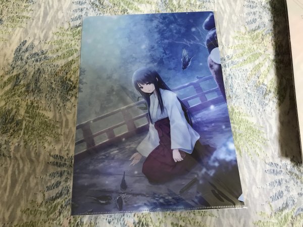 225クリアファイル  軸中心派 珈琲貴族 風花の調べ拍卖
