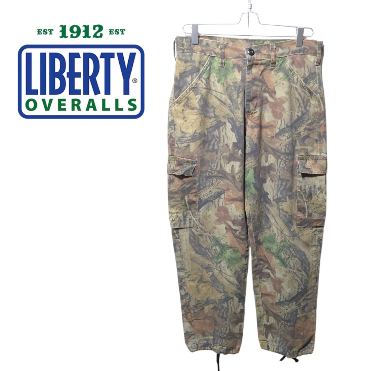 【LIBERTY】リアルツリーカモ ハンティングカーゴパンツ S-311拍卖