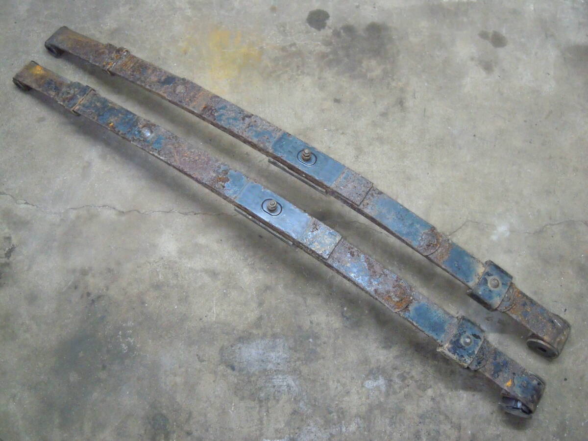 三菱 ギャランGTO GSR A57C 4G52 純正 リヤ リア リーフスプリング 板バネ サス 左右 ジャンク品 検) コルトギャランGTO GS A53C A55C 等?拍卖