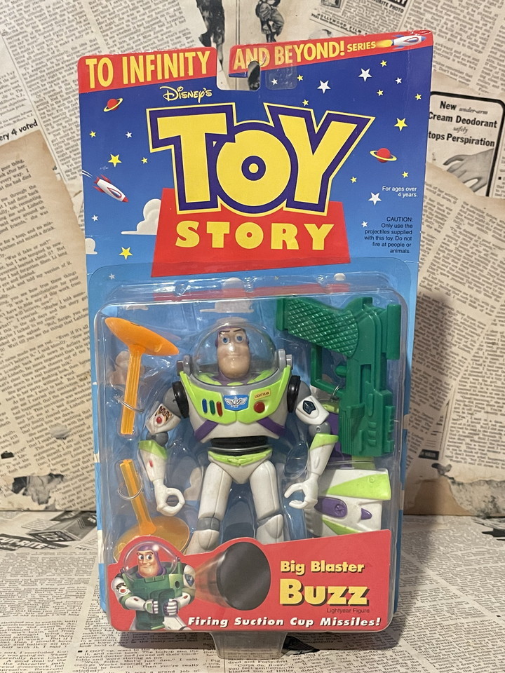 ☆1990年代/トイストーリー/アクションフィギュア/当時物/即決ビンテージ/Toy Story/Action Figure(Big Blaster Buzz/MOC) DI-263拍卖