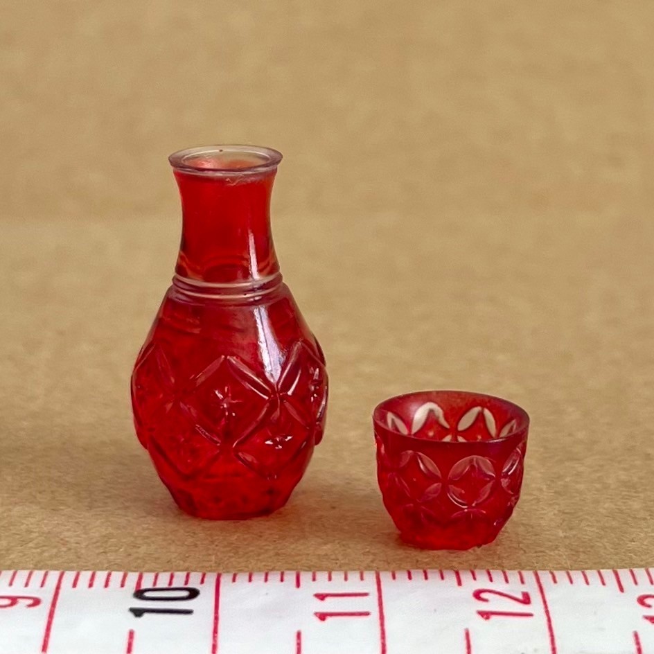 お猪口 ミニチュア品 リーメント あこがれ食器コレクション ぷちサンプル 切子拍卖