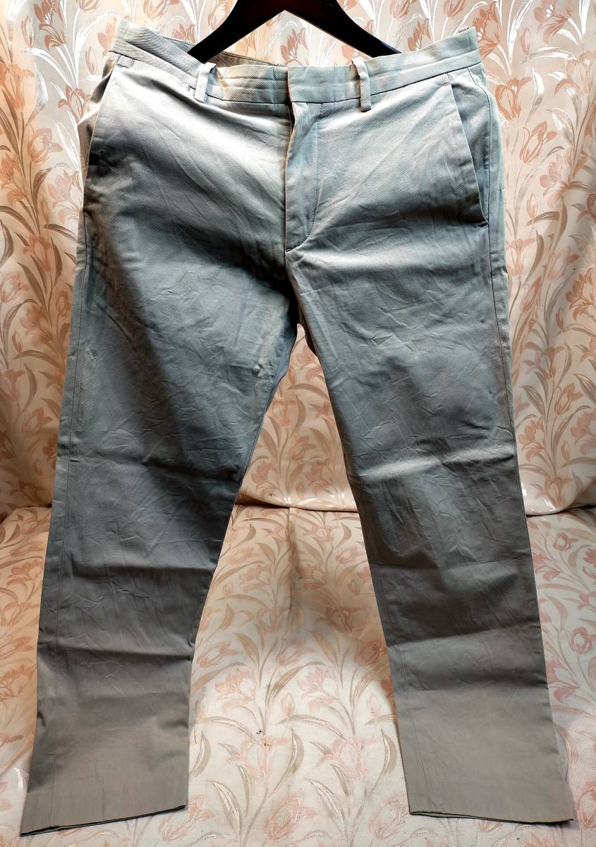 theory セオリー メンズ コットンパンツ サイズ32 グレイベージュ・拍卖