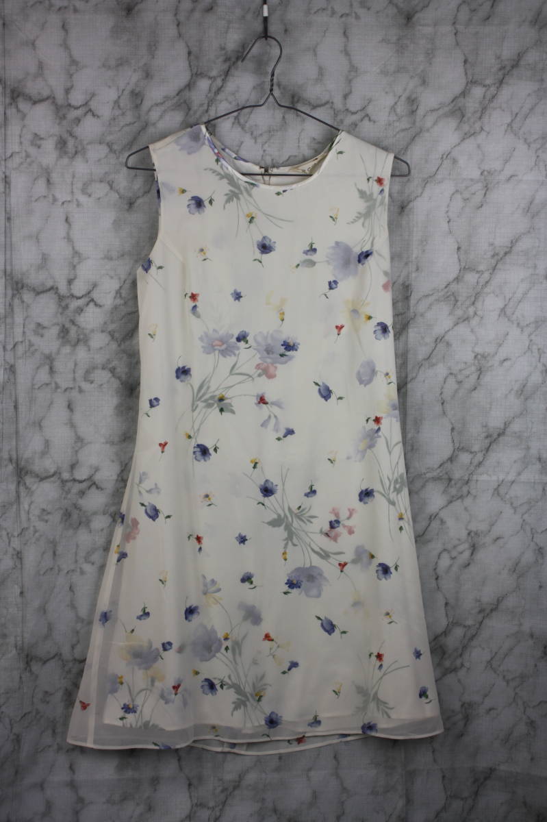 Le ciel ノースリーブワンピース アイボリー サイズ9AR(Mサイズ相当)拍卖