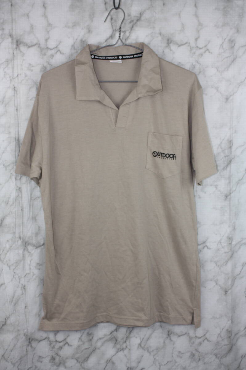 OUTDOOR PRODUCTS ポロシャツ ベージュ Lサイズ拍卖