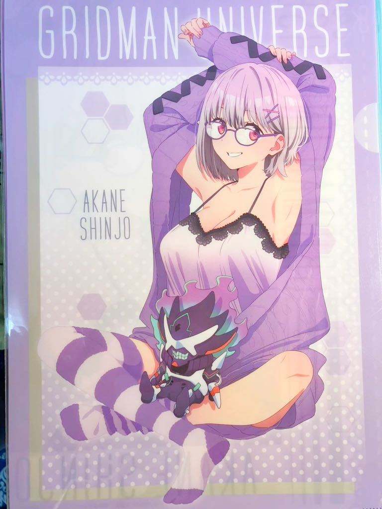 グリッドマン ユニバース POP UP SHOP 2024 TSUTAYA 新条アカネ クリアファイル拍卖