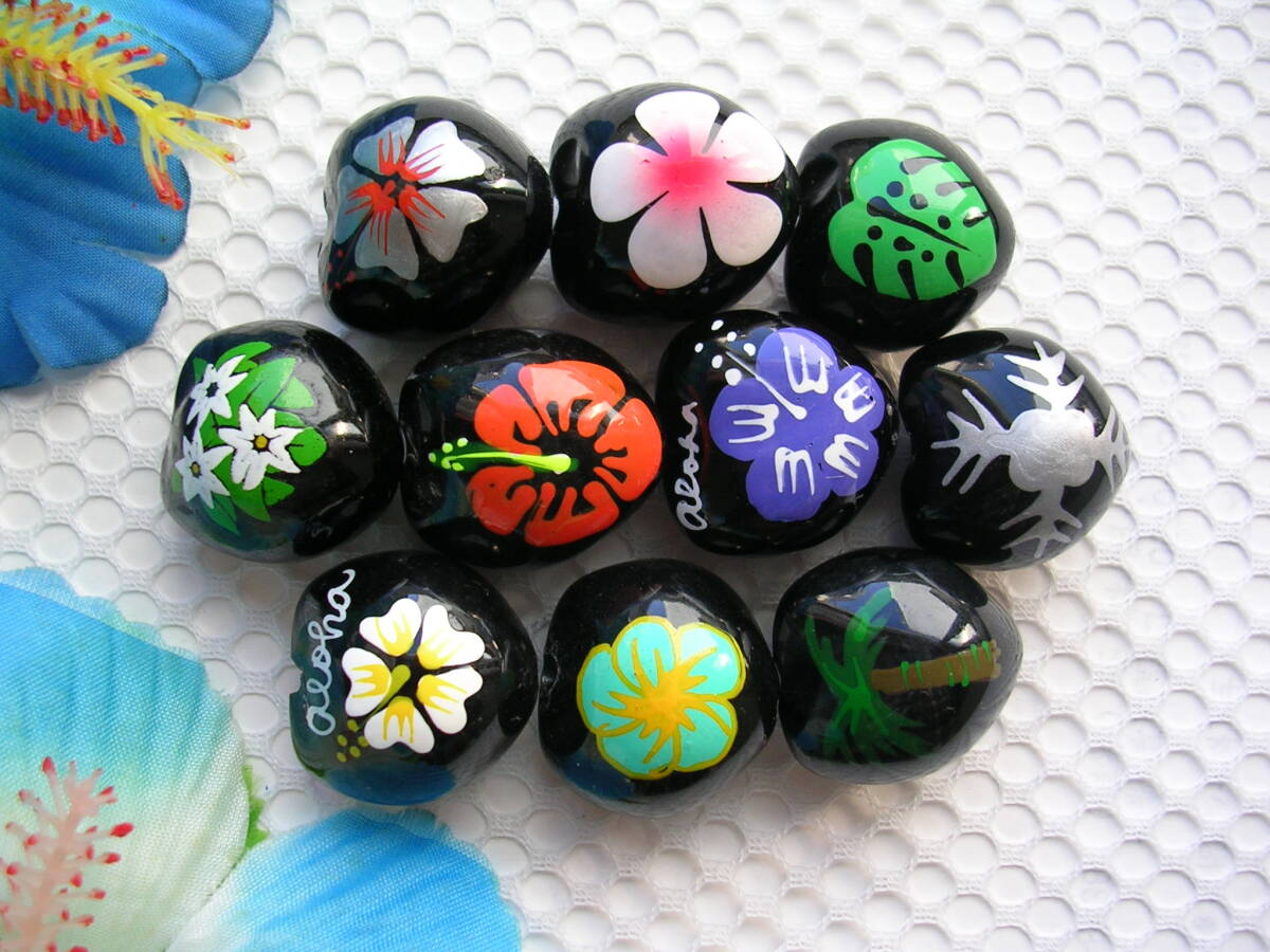 ●★ハワイ最新!入手困難なコレクターセット★ハワイククイナッツ★懐かしい希少オールドデザイン(M)10個ミックスセット2拍卖