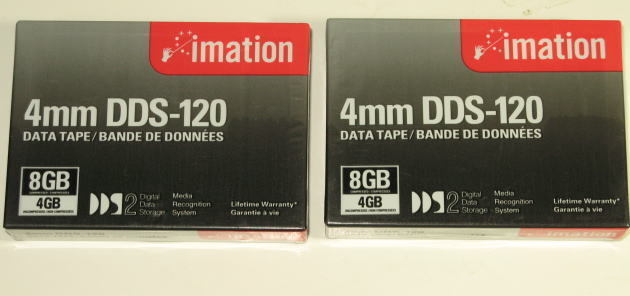 イメーション imation 4mm DDS-120 DDS2 データカートリッジ 2本セット 未使用品拍卖