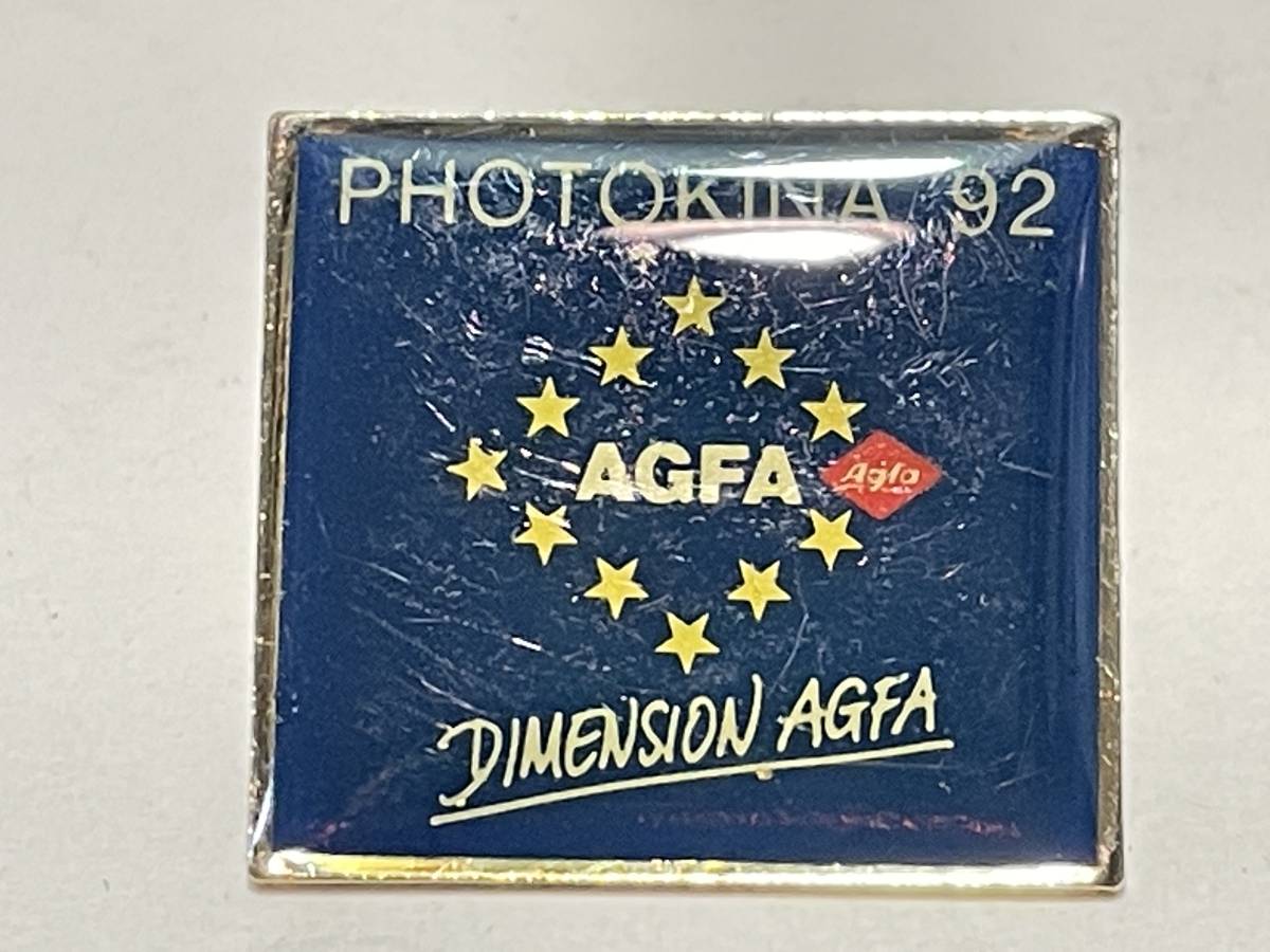 フォトキナ ドイツ カメラ 見本市 ピンバッチ 1992年 AGFA アグフア拍卖