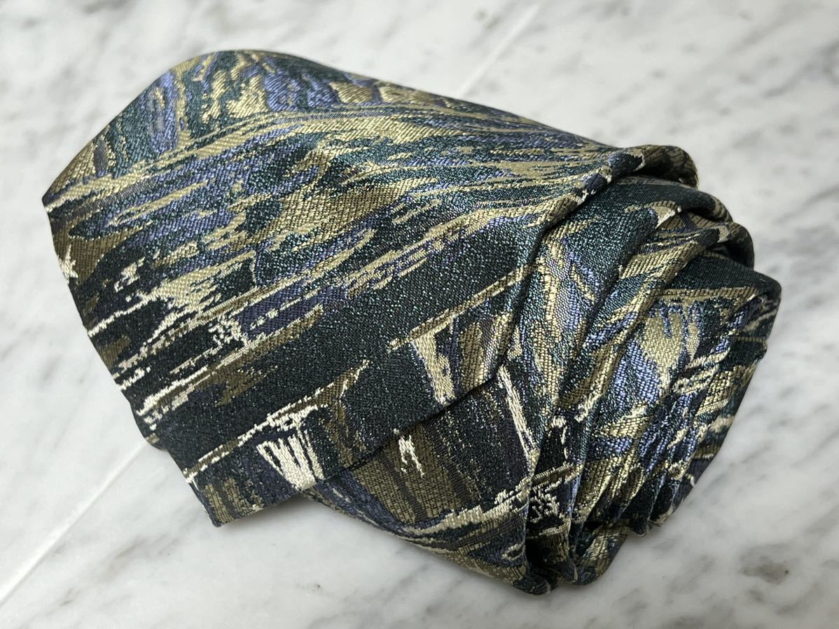 999円~ レノマ ネクタイ グリーン 総柄拍卖