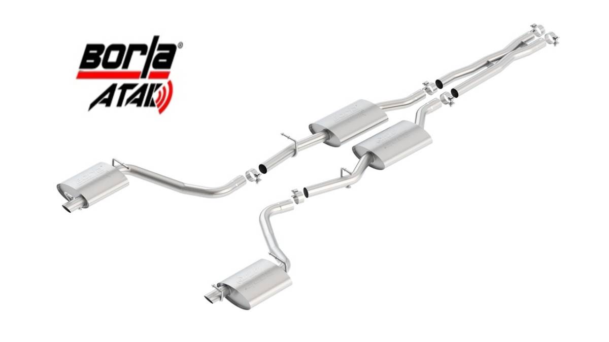 在庫有ります!! BORLA ボーラ CAT-BACKエキゾースト ATAK ダッジ チャレンジャーSXT/GT 3.6L拍卖