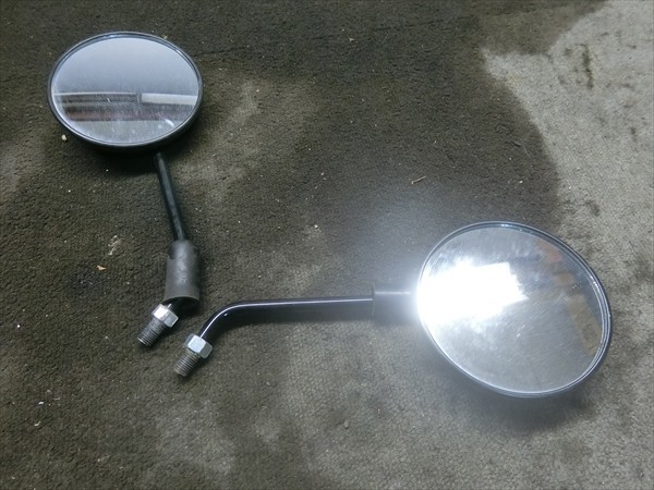 スズキ レッツ バスケット CA4AA 純正 ミラー 左右 丸形拍卖