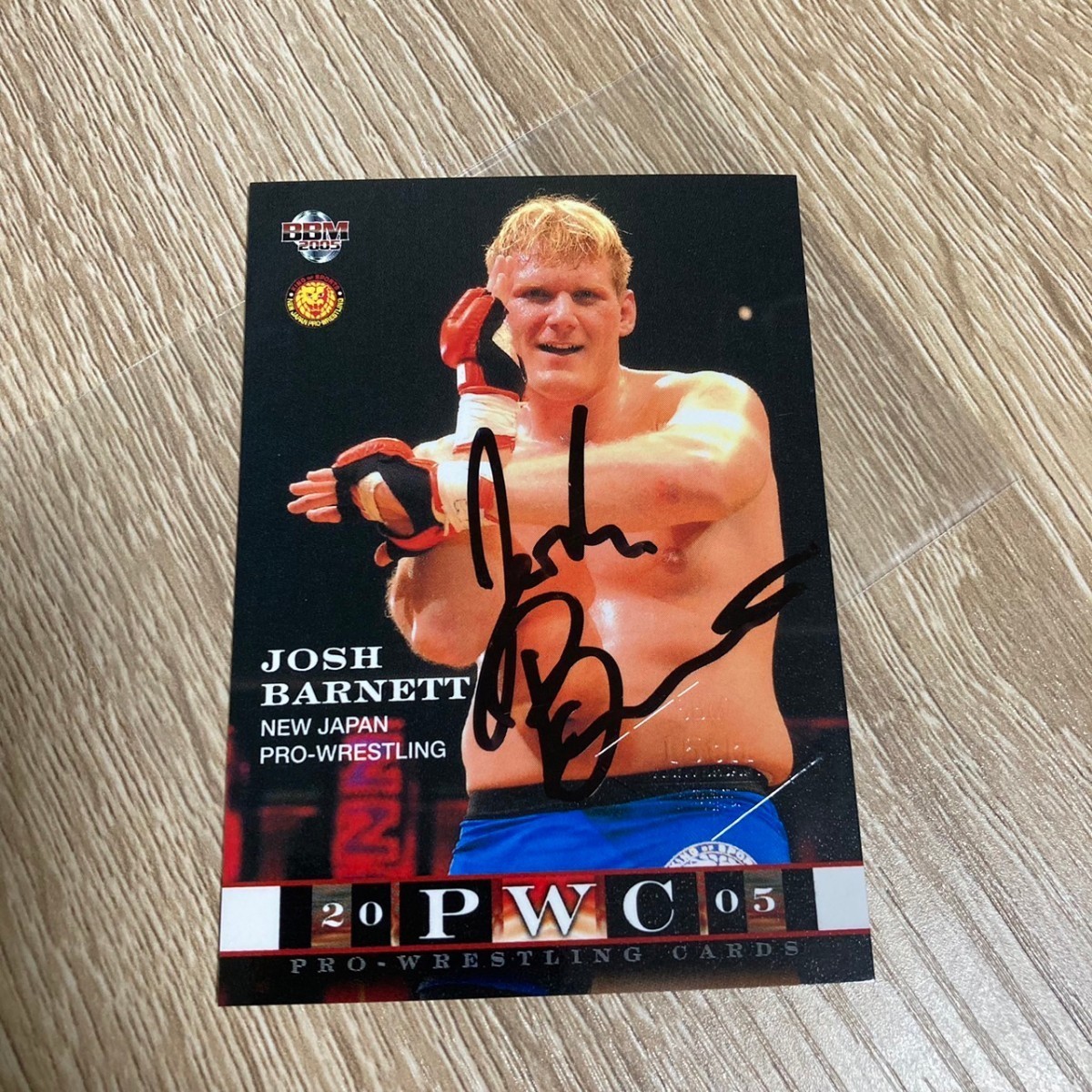 BBM プロレスカード ジョシュバーネット 直筆サインカード 新日本プロレス UFC PRIDE RIZIN 拍卖