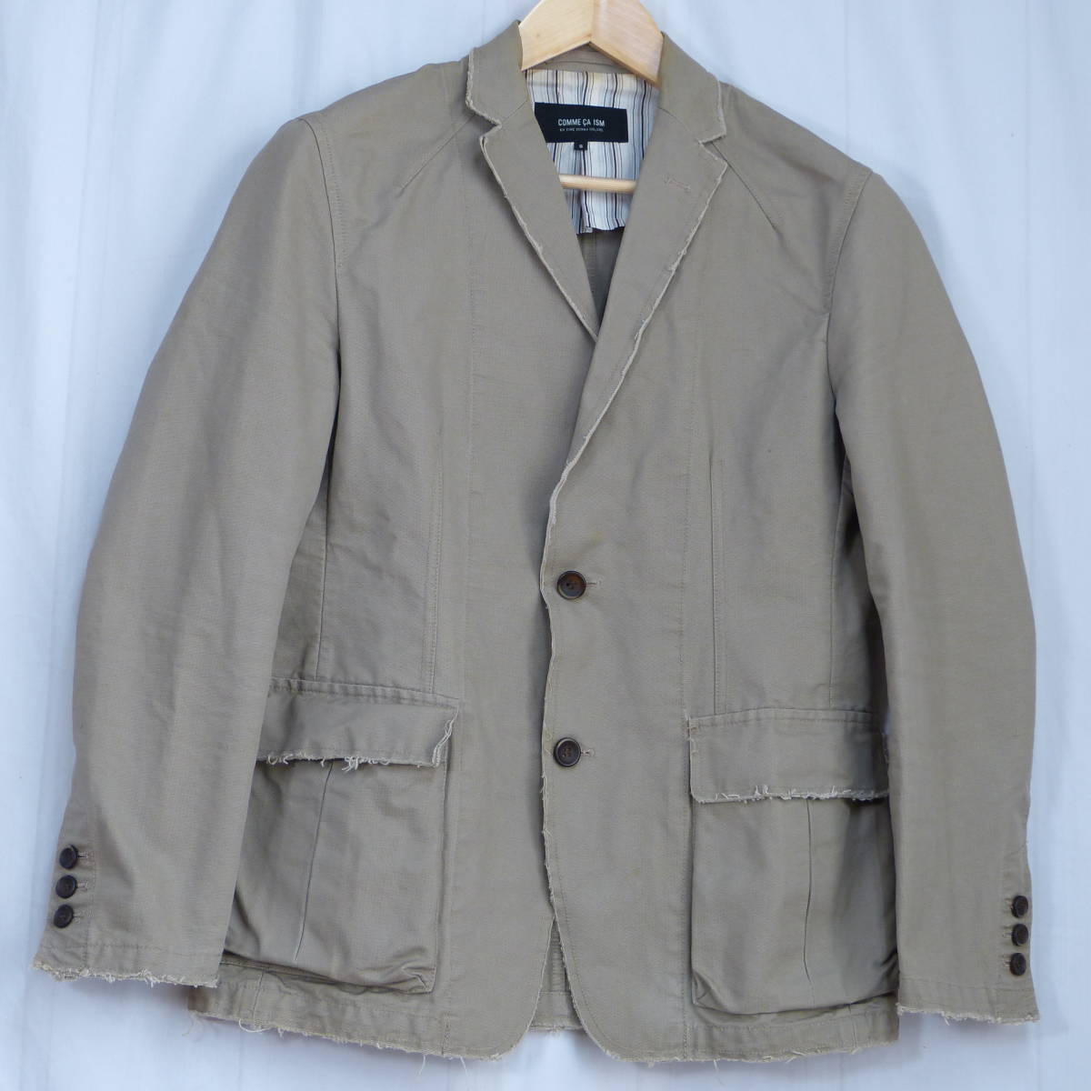 【中古品】COMME CA ISM コムサイズム テーラードジャケット S 薄茶色拍卖
