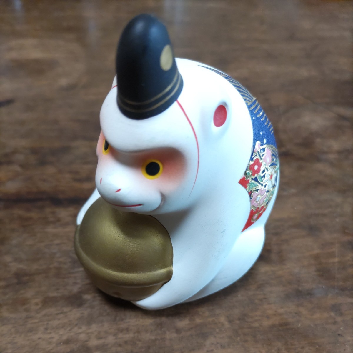 置物 縁起物 干支の申 猿 さる 陶器 インテリア 拍卖