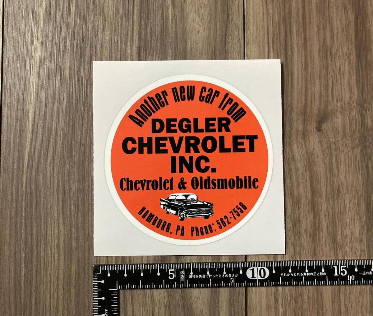 ★送料無料★CHEVROLET INC. シボレー ステッカー デカール 105mm拍卖